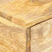 Wandtafel 115x35x76 cm massief mangohout - thumbnail