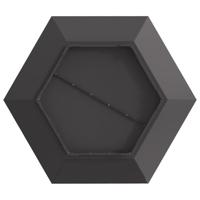 Vuurkorf Zwart 100 x 100 x 28 cm Staal - thumbnail