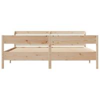 Bedframe zonder matras massief grenenhout 180x200 cm - thumbnail