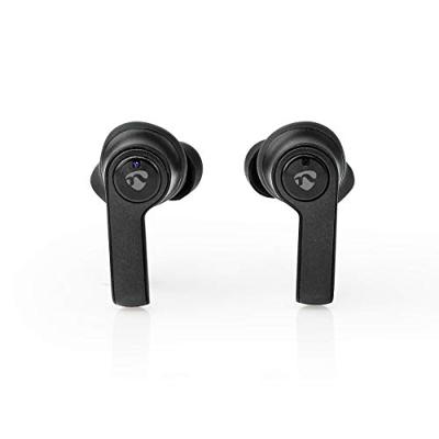Volledig Draadloze Oordopjes - Bluetooth - Maximale batterijduur: 3.5 uur - Drukbediening - Charging case - Ingebouwde microfoon - Ondersteuning voor spraakbesturing - Ear Wings - Zwart