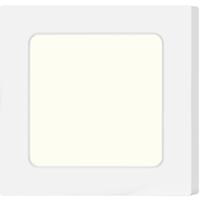 LED Downlight Pro Vierkant - 6W Opbouwlamp Natuurlijk Wit 4000K. Mat Wit Kunststof - thumbnail