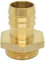 Messing slangtule - 20mm x 3/4 - buitendraad - thumbnail