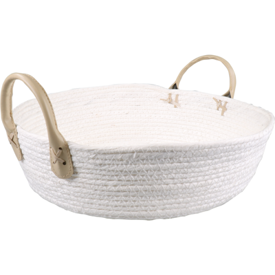 Mand | papier | 10cm | rond | naturel | 20 stuks