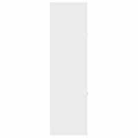 Apothekerskast 40x41x144,5 cm bewerkt hout wit - thumbnail