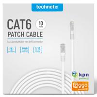 Technetix Patchkabel UTP CAT6 10m wit - 2077020 - thumbnail