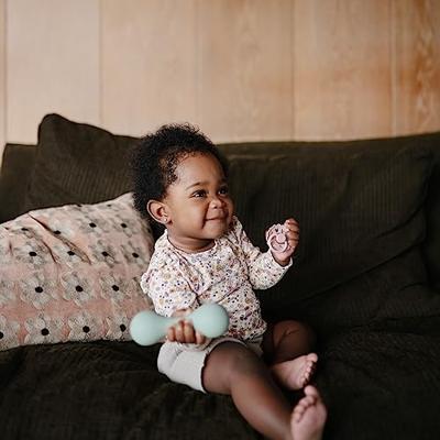 MUSHIE siliconen bijtring blauw