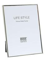 Deknudt Smalle metalen omlijsting in glanzende zilverkleur S58MS1 - thumbnail