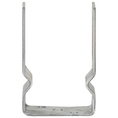 VidaXL Grondankers 6 st 9x6x15 cm gegalvaniseerd staal zilverkleurig