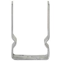 VidaXL Grondankers 6 st 9x6x15 cm gegalvaniseerd staal zilverkleurig - thumbnail