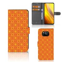 Xiaomi Poco X3 | Poco X3 Pro | Telefoon Hoesje | Batik Oranje - thumbnail
