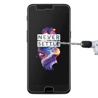 OnePlus 5 0.3 mm 9H oppervlaktehardheid 2.5D Explosieveilig niet-volledig scherm getemperd glas scherm Film - thumbnail
