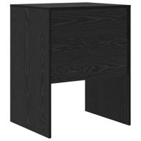 Bureau Zwart eiken 60 x 50 x 76 cm Bewerkt hout - thumbnail