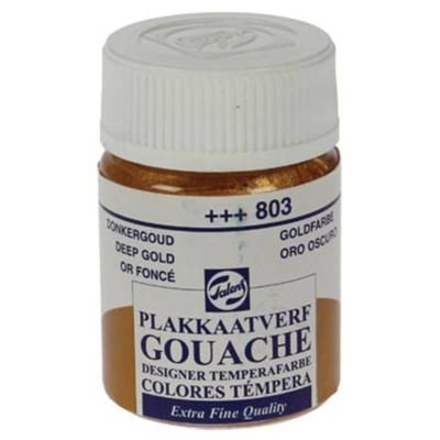 Talens Gouache Extra Fine Quality Fles 16 ml - Donkergoud 803