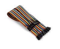 Whadda WPA414 Jumperkabel [40x Draadbrug-stekker - 40x Draadbrug-bus] 30.00 cm Bont - thumbnail