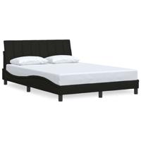 Bedframe zonder matras "Hanko" 120x200 cm stof zwart - thumbnail