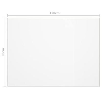 VidaXL Tafelbeschermer 120x90 cm 1,6 mm pvc mat VidaXL Tafelbeschermer 120x90 cm 1,6 mm pvc mat