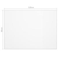 Tafelbeschermer 120x90 cm 2 mm PVC transparant - thumbnail