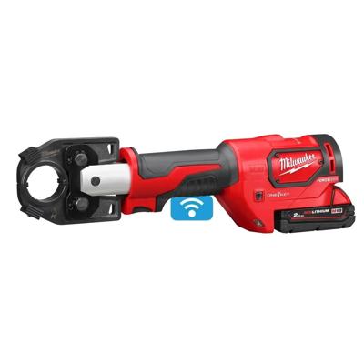 Milwaukee M18 HCCT-201C Accu Hydraulische Kabelkrimptang 18V 2.0Ah Li-Ion M18™ FORCE LOGIC™ in koffer - 4933451194 Milwaukee M18 HCCT-201C Accu Hydraulische Kabelkrimptang 18V 2.0Ah Li-Ion M18™ FORCE LOGIC™ in koffer - 4933451194
