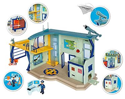 Dickie Toys Brandweerman Sam Politiebureau + Licht en Geluid