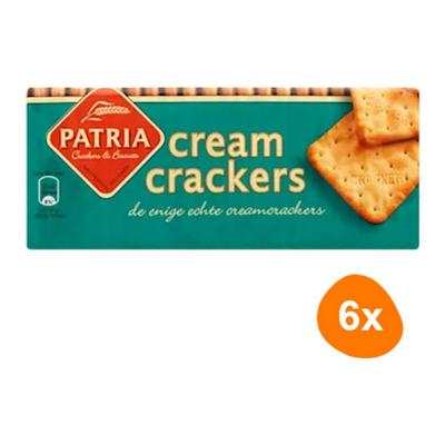 Patria - Cream Crackers - 6x 200g