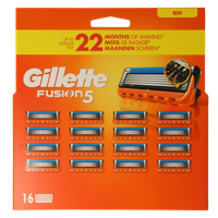 Gillette Fusion manual blades 16 Stuks - thumbnail