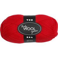 Creativ Company Baby garen, l: 172 m, rood, 50 gr/ 1 bol - thumbnail