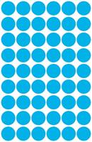 Avery Ronde etiketten diameter 12 mm, blauw, 270 stuks - thumbnail