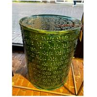 BAZAR DE LUXE - Lotus - Bijzettafel 40cm h28,5m Olive - thumbnail