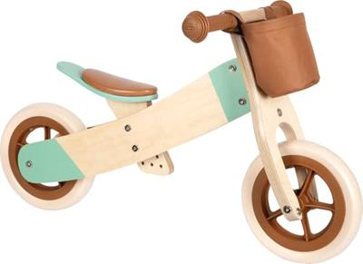Houten loopfiets - driewieler - Maxi Karamel Bruin Houten loopfiets - driewieler - Maxi Karamel Bruin