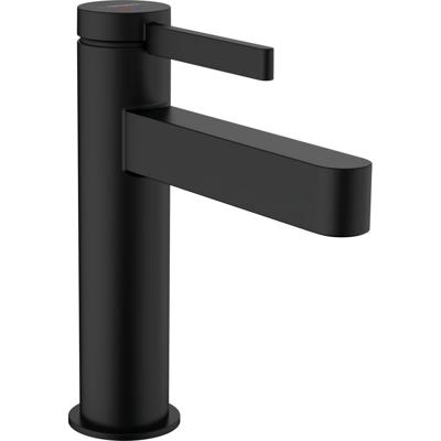 Wastafelmengkraan Finoris HansGrohe Eengreeps 110 CoolStart met PushOpen Waste Mat Zwart