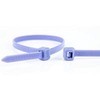 Cable-ties 100x2.5 paars 100 stuks - thumbnail