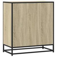Dressoir 68x35x76 cm bewerkt hout sonoma eikenkleurig - thumbnail