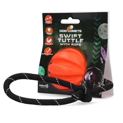Dog Comets Swift Tuttle Met Touw Oranje