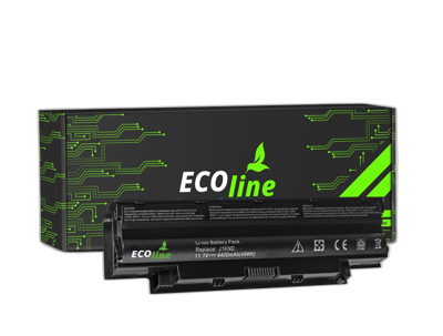 EcoLine - J1KND Batterij Compatibel Met De Dell Inspiron N3010 N4010 N5010 13R 14R 15R J1 / 11.1V 4400mAh