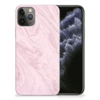Apple iPhone 11 Pro | TPU | Siliconen hoesje | Marble Pink - Origineel Cadeau Vriendin - thumbnail