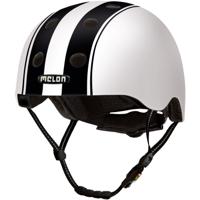 Melon helm urban active double black white xl-xxl - thumbnail