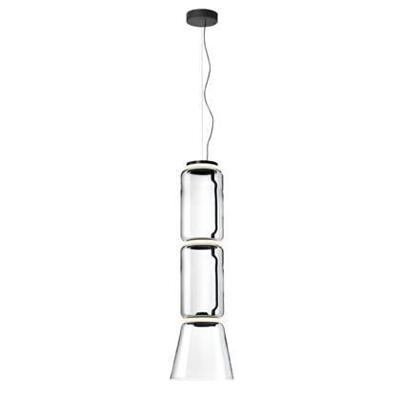 Flos Noctambule Hanglamp - 2 Low Cylinders - Cone