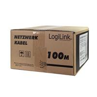 LogiLink CPV0082 Netwerkkabel CAT 7 S/FTP Zwart 100 m - thumbnail