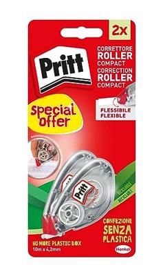 Pritt correctieroller Compact Flex 4,2 mm x 10 m, blister met 2 stuks - thumbnail