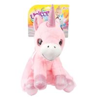 Toi-Toys Eenhoorn Knuffel Rugzak 30 cm - thumbnail