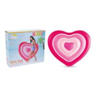 Intex drijfmat hart 155x135x25cm - thumbnail