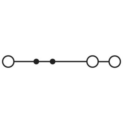 Phoenix Contact 3208156 Doorgangsklem 3.5 mm Spanveer Rood 50 stuk(s)