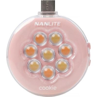 Nanlite cookie LED Mini Light (coral pink)