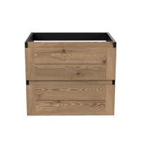 Onderkast Arcqua Nature 60 cm Eiken Mat Zwart - thumbnail