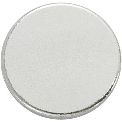 TRU COMPONENTS N35-3502 1563949 Magneetpad N35-3502 Zilver (Ø) 35 mm 1 stuk(s)
