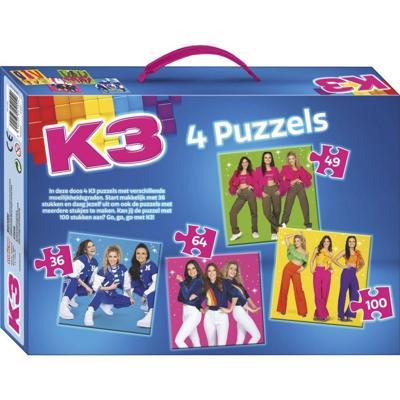 K3 4in1 puzzel - sterretjes