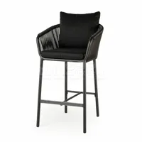 Tierra Outdoor Barstoel Fortaleza Charcoal - thumbnail