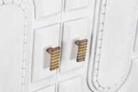 Dressoir DKD Home Decor Grijs Gouden Metaal Wit Mangohout (152 x 43 x 84 cm) - thumbnail