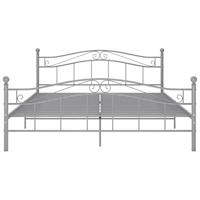 Bedframe metaal grijs 160x200 cm - thumbnail