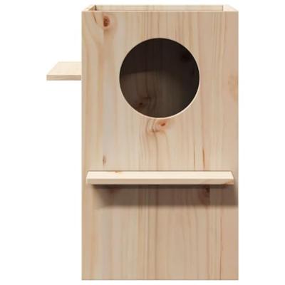 VidaXL Kattenhuis 43x43x60 cm massief grenenhout VidaXL Kattenhuis 43x43x60 cm massief grenenhout
